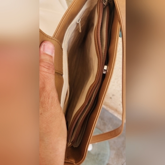 Fossil 1954 Floral Leather & Canvas Shoulder Purse‎ - Picture 5 of 6